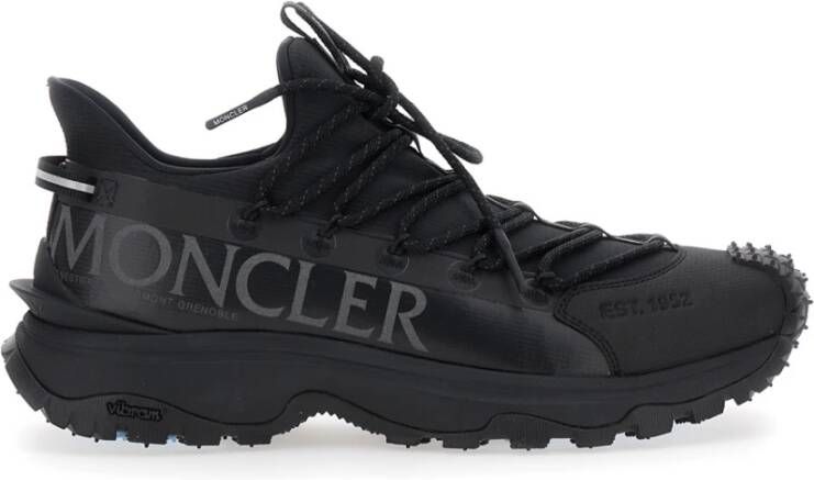 Moncler Zwarte Sneakers Verhogen Stijl Comfort Black Heren