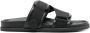 Moncler Zwarte Leren Sandalen voor Vrouwen - Thumbnail 1