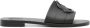 Moncler Zwarte Slide Sandalen met Logo Detail Black Dames - Thumbnail 1