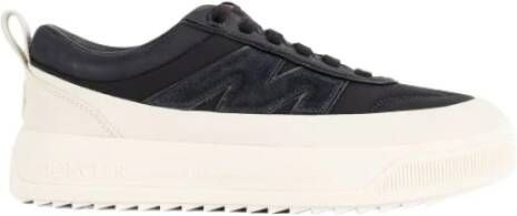 Moncler Zwarte Sneakers met Vibram Zool