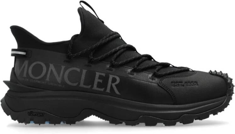 Moncler Zwarte Sneakers voor Mannen Black Heren