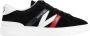 Moncler Zwarte Suède Sneakers met M Monogram Multicolor Heren - Thumbnail 1