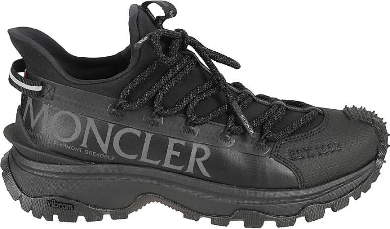 Moncler Zwarte Trailgrip Lite2 Lage Top Sneakers Black Dames