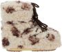 Moon Boot Beige Low Curly Winterlaarzen - Thumbnail 1