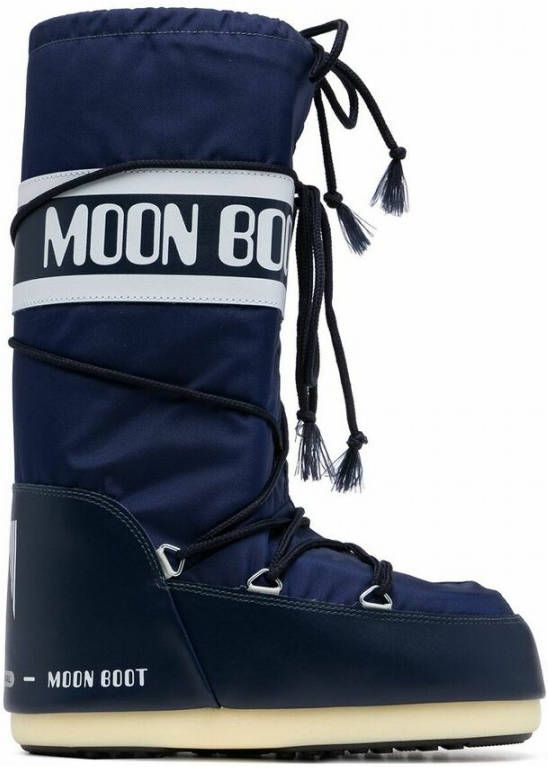Moon boot Blauwe Lifestyle Icon Nylon Laars Blue - Foto 5