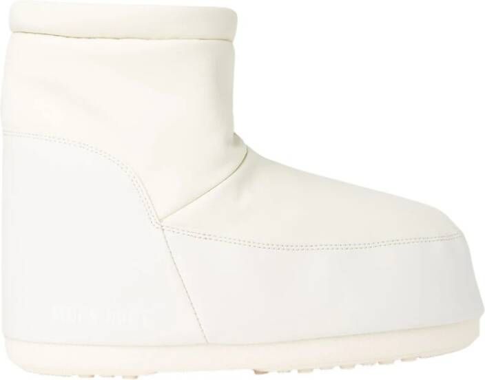 Moon boot Witte Laarzen met Katoenmix White Dames