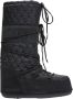 Moon boot Zwarte Slip-On Laarzen met Logo Print Paneel Black - Thumbnail 1
