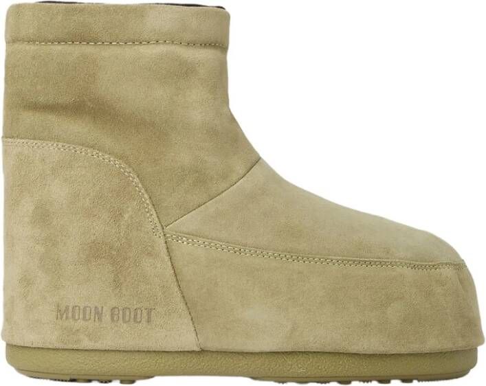 Moon Boot Icon Low Nolace Suede Sneeuwlaarzen Groen Vrouw - Foto 2