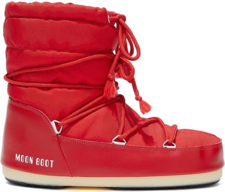 MOON BOOT Snowboots Light Low Nylon Maat: 37 38 Materiaal: Textiel Kleur: Rood - Foto 3