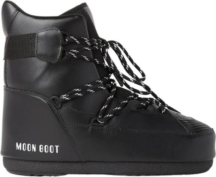 Moon boot Logo Print Mid Sneaker Laarzen Black
