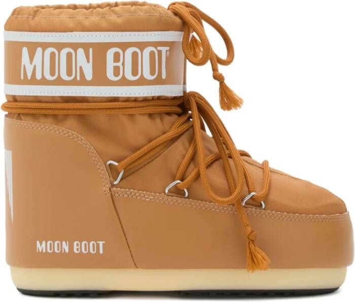 Moon Boot Bruine Logo Band Veterschoenen