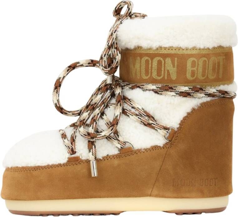 MOON BOOT Snowboots Dames Icon Low Shearling Maat: 36 38 Materiaal: Suède Kleur: Bruin - Foto 3