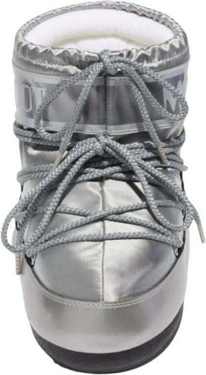 moon boot Clic Low Glance Silver Grijs Unisex