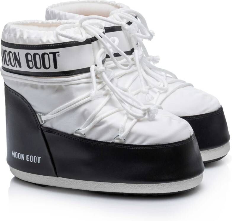 moon boot Dames Iconische Lage Sneeuwlaarzen White Dames
