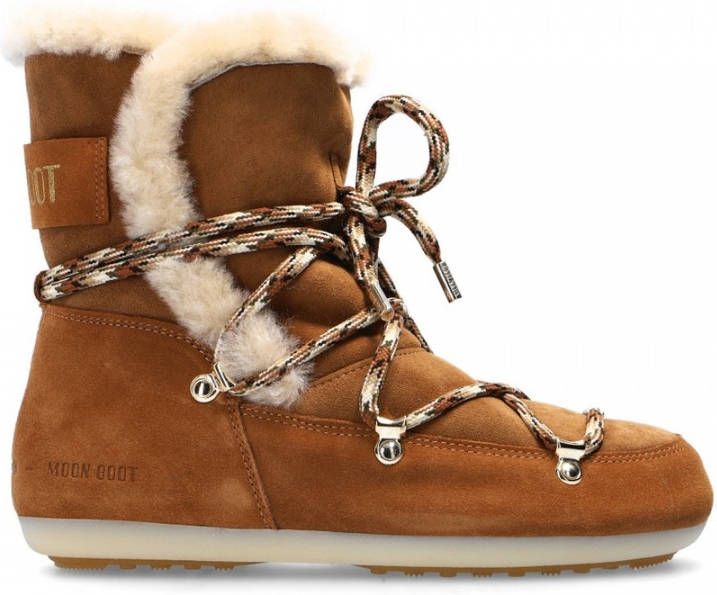 moon boot ‘Dark Side High Shearling’ snow boots