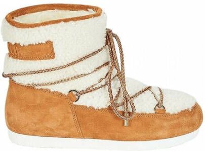 Moon boot Dark Side Low Shearling Boots Bruin Dames