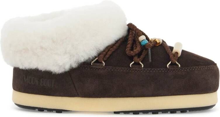 Moon Boot Suède Laarsjes met Kraaltjes