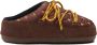 Moon boot Gewatteerde Logo Muiltjes Sandalen Bruin Brown Dames - Thumbnail 1