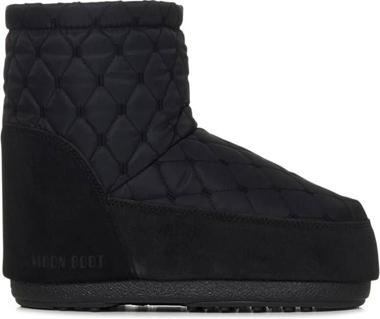 Moon boot Zwarte Enkellaarzen voor Mannen Black Heren