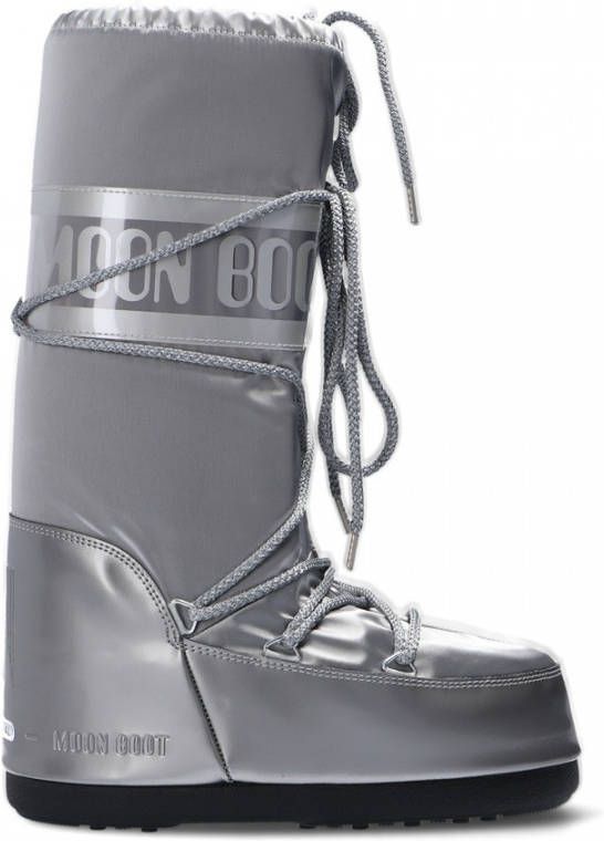 Moon boot Zilveren Platte Nylon Winterlaarzen Gray Dames - Foto 5