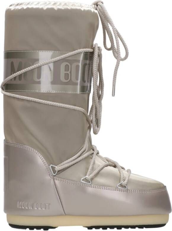 MOON BOOT Snowboots Dames Icon Glance Textiel Zilver - Foto 12