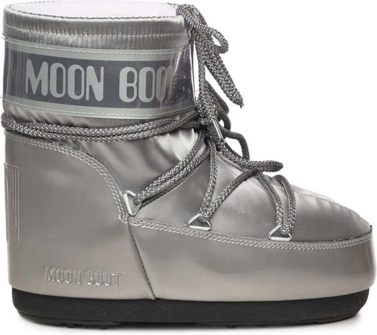 Moon boot Icon Low Glance snowboot met waterafstotende coating en metallic finish - Foto 2