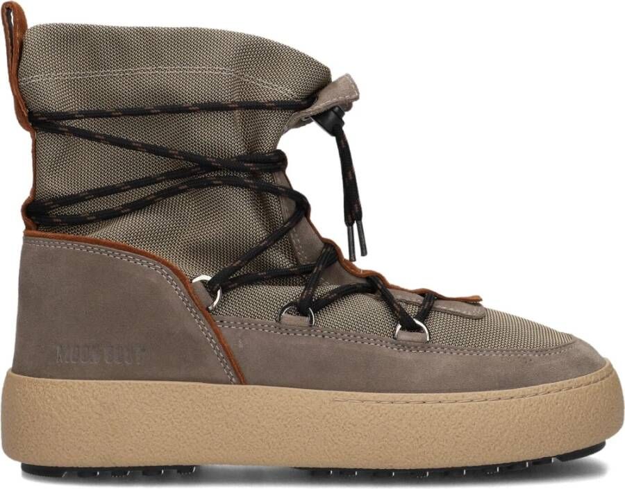 moon boot Groene Veterschoen Beige Heren
