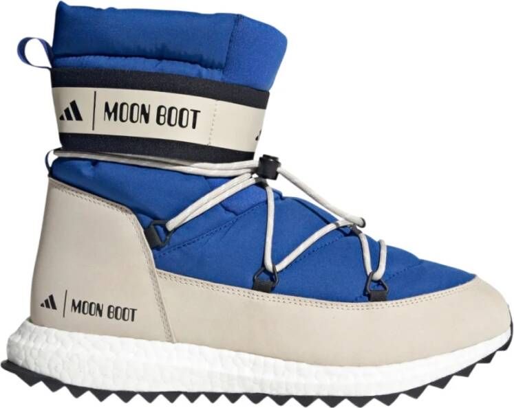 Moon Boot Hoge Moonboost Laarzen Power Blauw Zwart