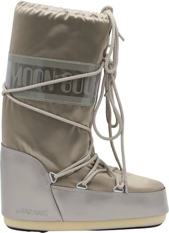MOON BOOT Snowboots Dames Icon Glance Maat: 42 44 Materiaal: Textiel Kleur: Zilver - Foto 12