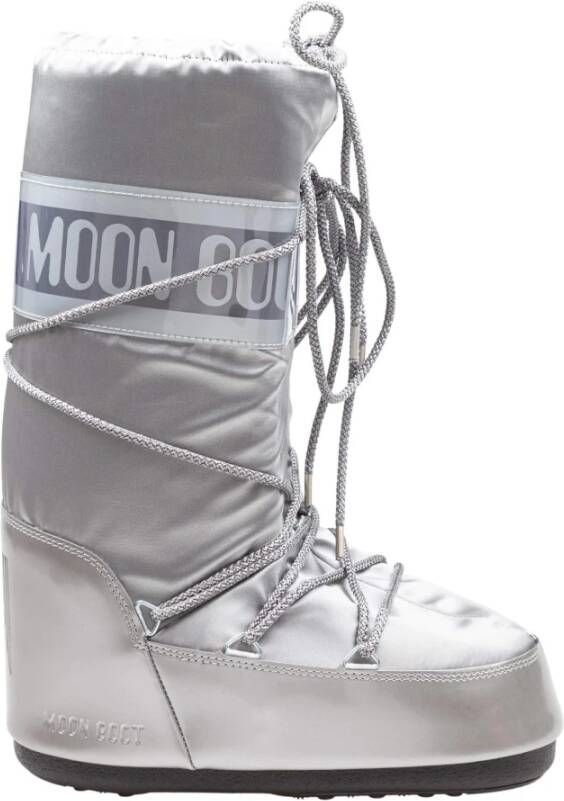Moon boot Zilveren sneeuwlaarzen met PVC-afwerking Gray Dames - Foto 5