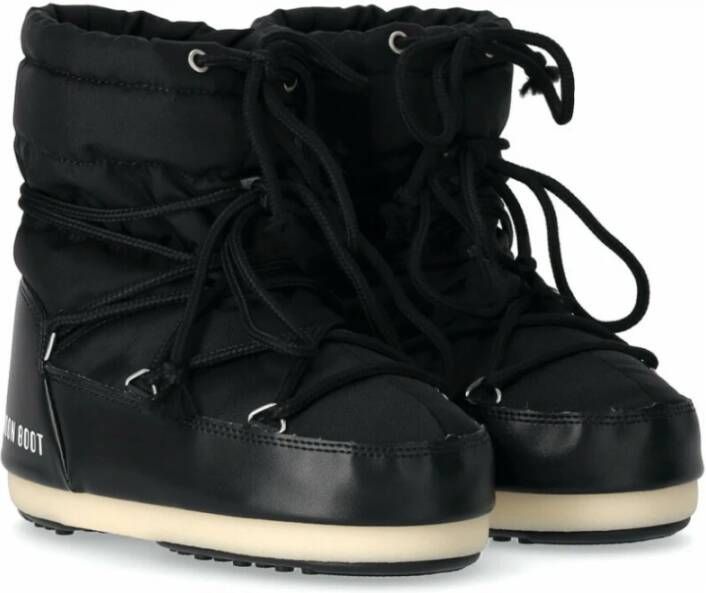 MOON BOOT Snowboots Dames Light Low Nylon Maat: 39 40 Materiaal: Textiel Kleur: Zwart - Foto 4