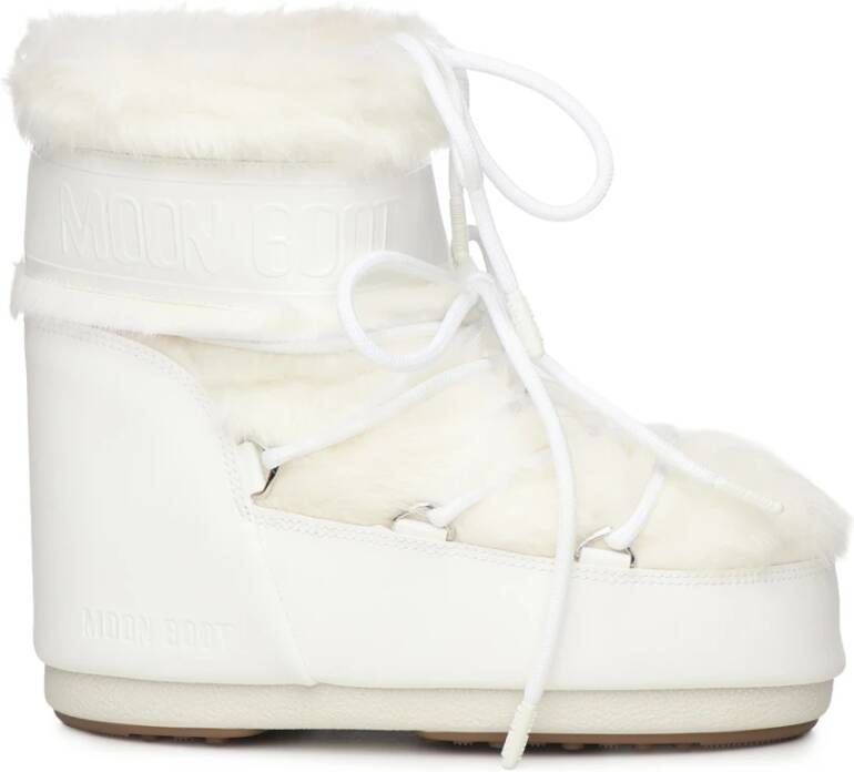 Moon boot Witte Synthetische Lage Laarzen Beige Dames - Foto 3