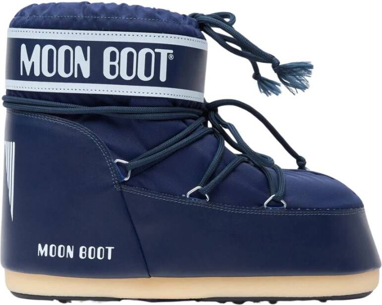 MOON BOOT Snowboots Dames Icon Low Nylon 39 41 Nylon Blauw - Foto 4