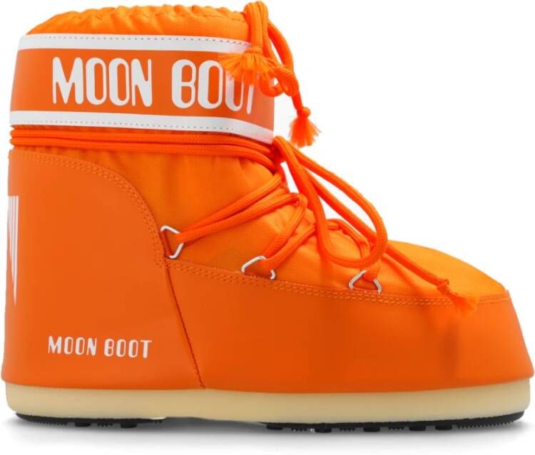 moon boot Icon Low Nylon sneeuwlaarzen Orange Dames