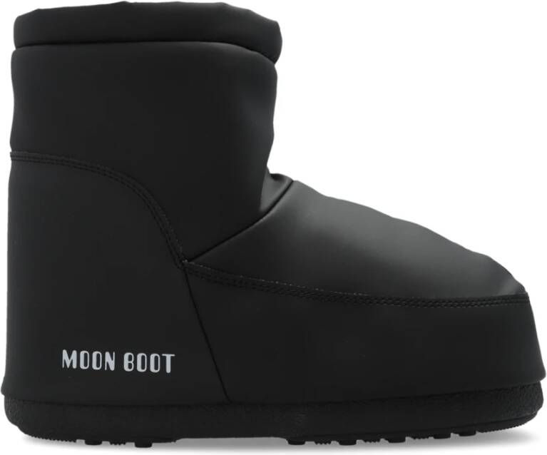 Moon boot Stijlvolle zwarte enkellaarzen voor heren Black Heren