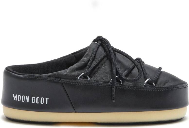 Moon boot Nylon Lace-Up Mules met Logo Print Black Dames - Foto 2