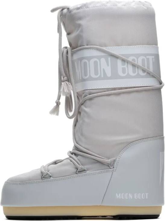 Moon boot Nylon Glacier Grey Winter Boots Roze Unisex