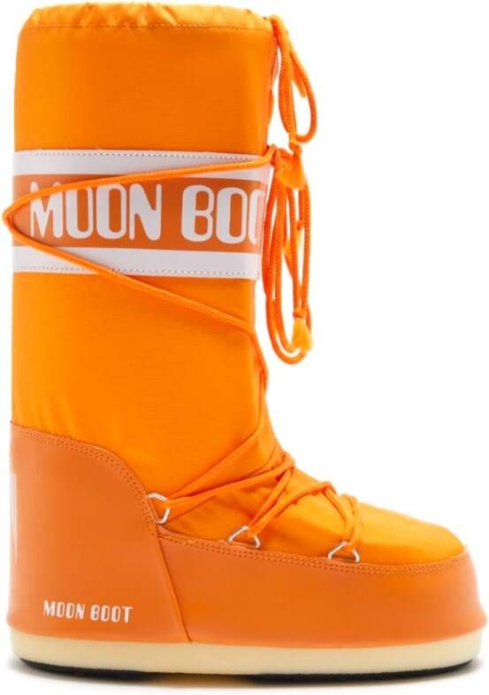 Moon boot Icon Orange Nylon Winterlaarzen Orange Heren