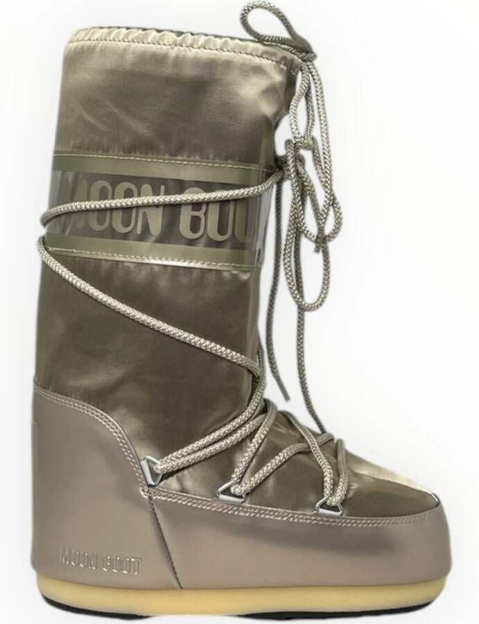 MOON BOOT Snowboots Dames Icon Glance Maat: 42 44 Materiaal: Textiel Kleur: Zilver - Foto 5