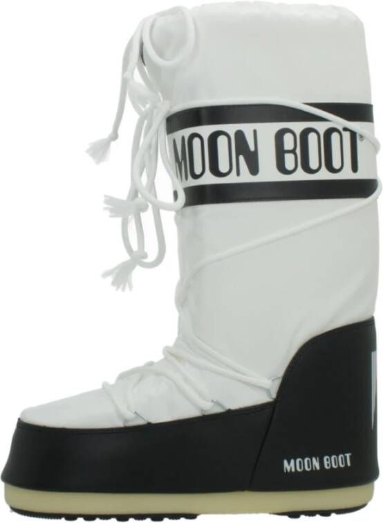 MOON BOOT Snowboots Nylon Veter Snowboot Maat: 35 38 Materiaal: Nylon Kleur: Wit - Foto 2