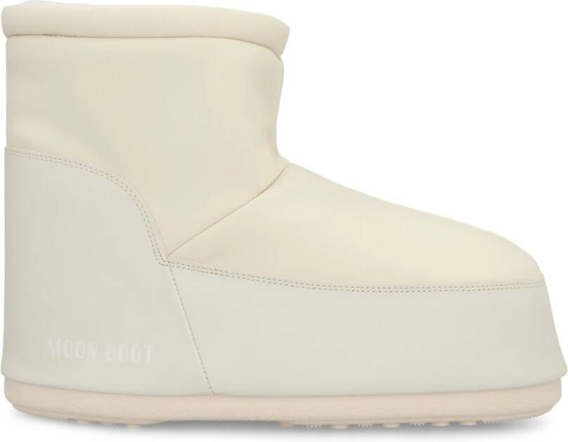 Moon Boot Lage Enkellaarsjes met Ronde Neus