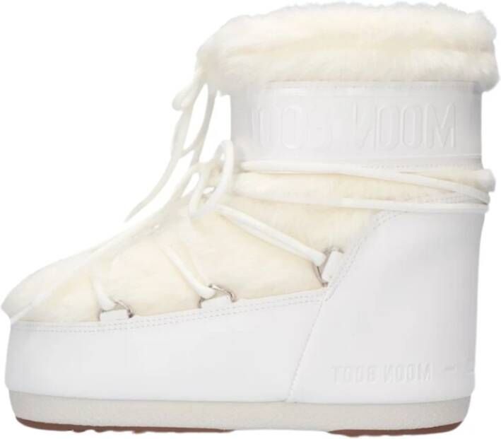 MOON BOOT Snowboots Dames Icon Low Faux Fur Maat: 39 Materiaal: Faux Fur Kleur: Wit - Foto 3