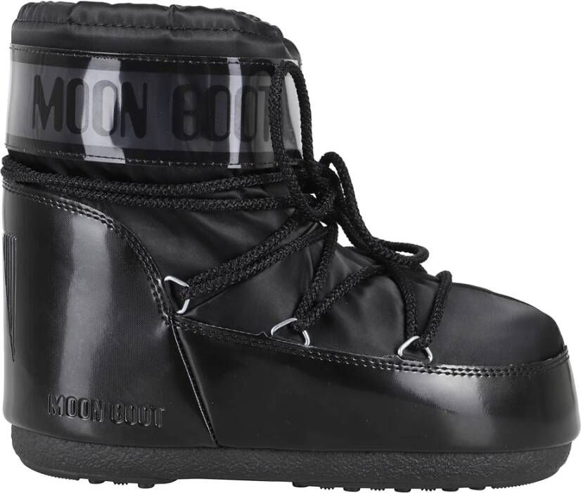 Moon Boot Lage Glance Icoon Laars Zwart