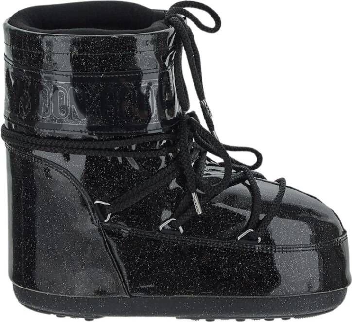 MOON BOOT Snowboots Dames Icon Low Glitter Maat: 39 41 Materiaal: Textiel Kleur: Zwart - Foto 2