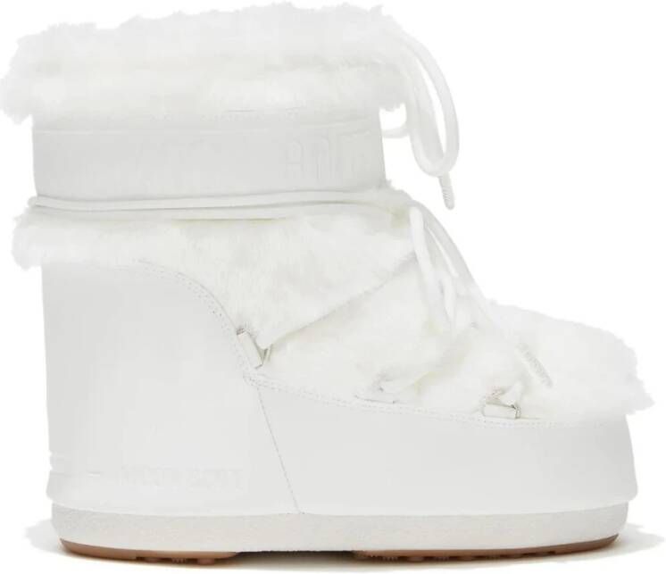 Moon boot Lage Nepbont Sneakers White Dames