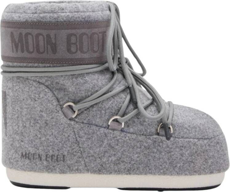 MOON BOOT Snowboots Dames Icon Low Felt Maat: 39 41 Materiaal: Textiel Kleur: Grijs