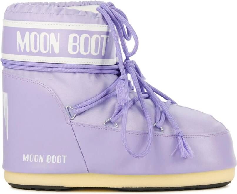 moon boot Lila Suède Enkellaarsjes Purple Dames