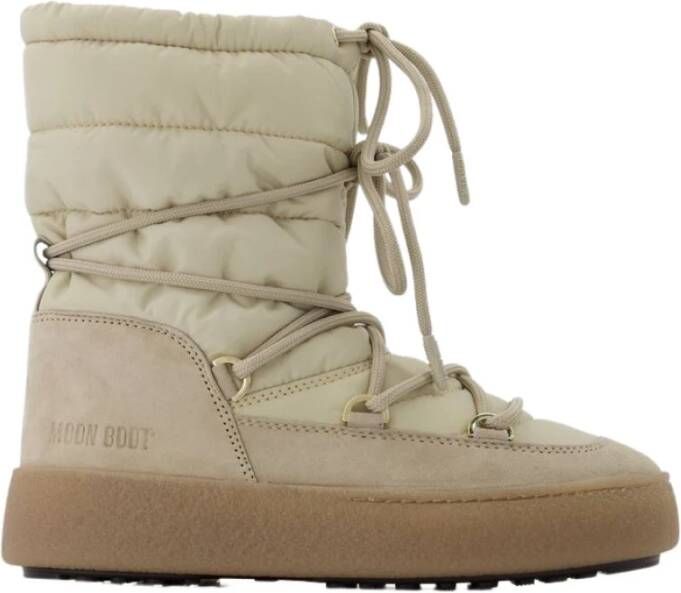 Moon boot Suede Nylon Winterlaarzen Beige Dames