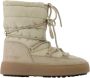 Moon boot ltrack suede nylon in beige Dames - Thumbnail 1