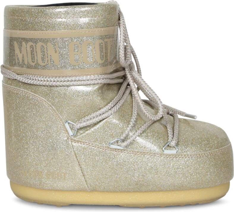 Moon Boot Metallic Enkellaarzen voor vrouwen
